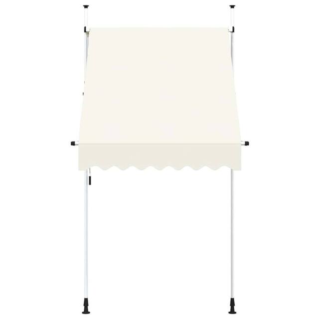 Berkfield Home Manual Retractable Awning 150 cm Cream in Beige - image 1