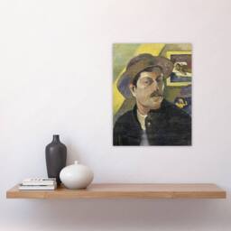 "Artery8 Self Portrait in a Hat Paul Gauguin Wall Art Poster Print - Size: W18"" x H24""" - thumbnail 4