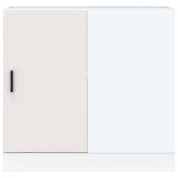 Berkfield Home Sink Base Cabinet White Engineered Wood - thumbnail 4