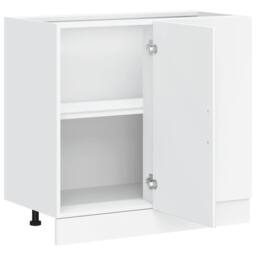 Berkfield Home Sink Base Cabinet White Engineered Wood - thumbnail 5