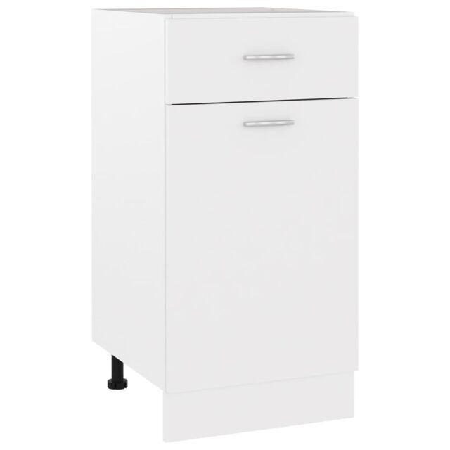 Berkfield Home Drawer Bottom Cabinet White 40x46x81.5 cm Engineered Wood - image 1