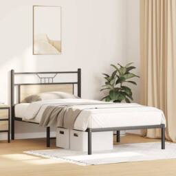 Berkfield Home Decorative Bed Frame without Mattress Sonoma Oak 100x190 cm Engin in Brown - thumbnail 4
