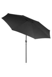 H&O Direct Outdoor 3m Traditional Garden Parasol（Base not included） in Black - thumbnail 4