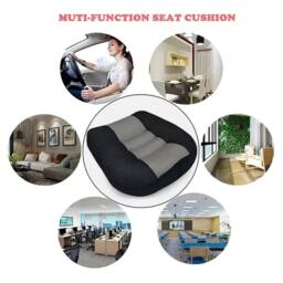 NESTLUNE Heightening Car Driver Seat Cushion For Fatigue Relief in Black - Size: 100 cm x 190 cm - thumbnail 4