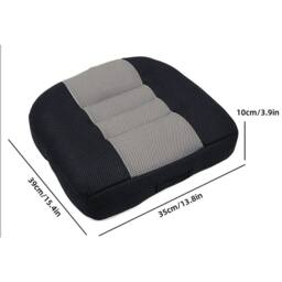 NESTLUNE Heightening Car Driver Seat Cushion For Fatigue Relief in Black - Size: 100 cm x 190 cm - thumbnail 2