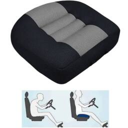 NESTLUNE Heightening Car Driver Seat Cushion For Fatigue Relief in Black - Size: 100 cm x 190 cm - thumbnail 3