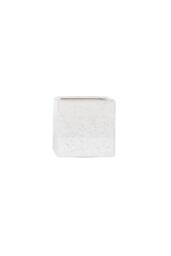 KDMD Hortus White Bordeaux Stoneware Cube 12.5cm H x 12.5cm W - Size: 12.5 cm H x 12.5 cm W - thumbnail 6