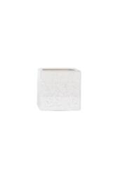 KDMD Hortus White Bordeaux Stoneware Cube 12.5cm H x 12.5cm W - Size: 12.5 cm H x 12.5 cm W - thumbnail 7
