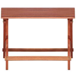 Berkfield Home 4 Piece Outdoor Dining Set for Children Solid Eucalyptus Wood in Brown - thumbnail 5