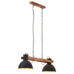 Berkfield Home Industrial Hanging Lamp 25 W Black 109 cm E27 - thumbnail 1