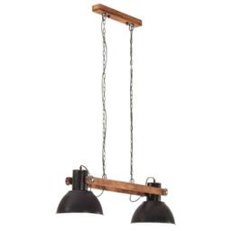 Berkfield Home Industrial Hanging Lamp 25 W Black 109 cm E27 - thumbnail 2