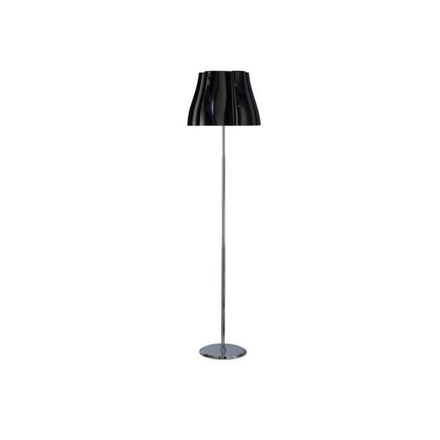 Netlighting Miss Floor Lamp 3 Light E27 Gloss Black Polished Chrome - image 1
