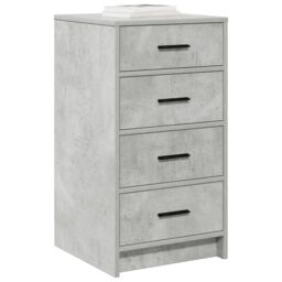 Berkfield Home Sideboard Concrete Grey 40x41x75 cm Engineered Wood - Size: 40 x 41 x 75 cm - thumbnail 3