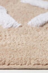 Homescapes Relax Bath Mat 100% Cotton, 50 x 80 cm in Natural - thumbnail 3