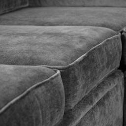 Furnishings For Less UK Ascot 5 Seater Corner Sofa Chenille Fabric Charcoal - thumbnail 8