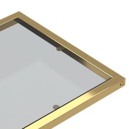 Berkfield Home Computer Side Table Black 50x35x65 cm Tempered Glass - Size: 50 x 35 x 65 cm - thumbnail 5