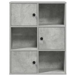 Berkfield Home Bookcase Concrete Grey 60x24x76.5 cm Engineered Wood - thumbnail 5