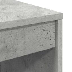 Berkfield Home Writing Desk Concrete grey Particle board with concrete grey finish - thumbnail 8