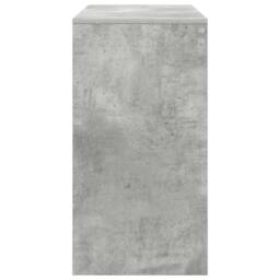 Berkfield Home Writing Desk Concrete grey Particle board with concrete grey finish - thumbnail 6
