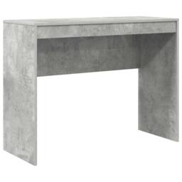 Berkfield Home Writing Desk Concrete grey Particle board with concrete grey finish
