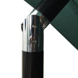 Berkfield Home 3-Tier Parasol with Aluminium Pole Green 2.5x2.5 m - thumbnail 6