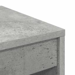 Berkfield Home Writing Desk Concrete grey Particle board 60 x 40 x 76 cm - thumbnail 8