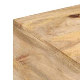Berkfield Home Coffee Table 67x67x45 cm Solid Mango Wood in Brown - Size: 67 x 67 x 45 cm - thumbnail 6