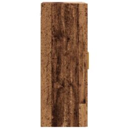 Berkfield Home Hanging Wall Cabinet Old Wood 69.5x34x90 cm in Brown - thumbnail 6