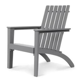 Kelvenix Outdoor Garden Adirondack Chair in Grey - Size: 0.6m2 - thumbnail 1