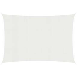 Berkfield Home Sunshade Sail 160 g/m ² White 2x5 m HDPE - thumbnail 1