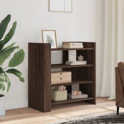 Berkfield Home Sideboard Brown Oak 73.5x35x75 cm Engineered Wood - thumbnail 2