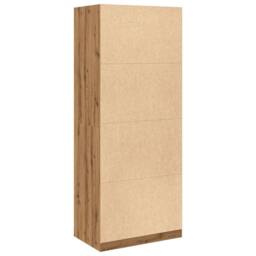 Berkfield Home Wardrobe Artisian Oak 80x50x200 cm Engineered Wood in Brown - Size: 80 x 50 x 200 cm - thumbnail 6