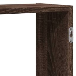 Berkfield Home Wall Shelf Brown Oak 159x18x65 cm Engineered Wood - Size: 159 x 18 x 65 cm - thumbnail 8