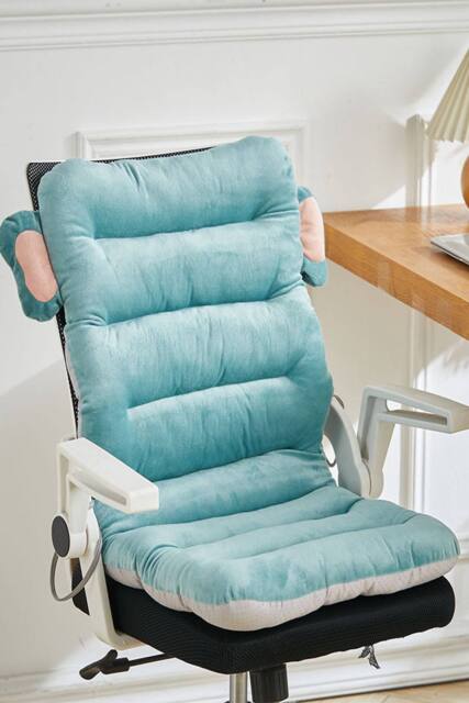 Living and Home 85*45cm Animals Feature Chair Seat Cushion High Back in Blue - image 1