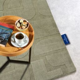 THE RUGS Villeroy & Boch 1906 Wool Rug Alexis - Soft Handwoven Geometric Design in Green - Size: 160 cm x 230 cm - thumbnail 5