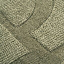 THE RUGS Villeroy & Boch 1906 Wool Rug Alexis - Soft Handwoven Geometric Design in Green - Size: 160 cm x 230 cm - thumbnail 2