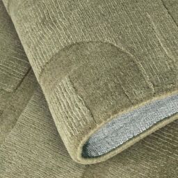THE RUGS Villeroy & Boch 1906 Wool Rug Alexis - Soft Handwoven Geometric Design in Green - Size: 160 cm x 230 cm - thumbnail 6
