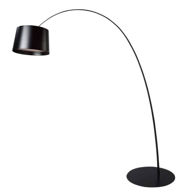 Angel Cerda Adjustable Arc Floor Lamp Matte Black Steel, E14 - image 1