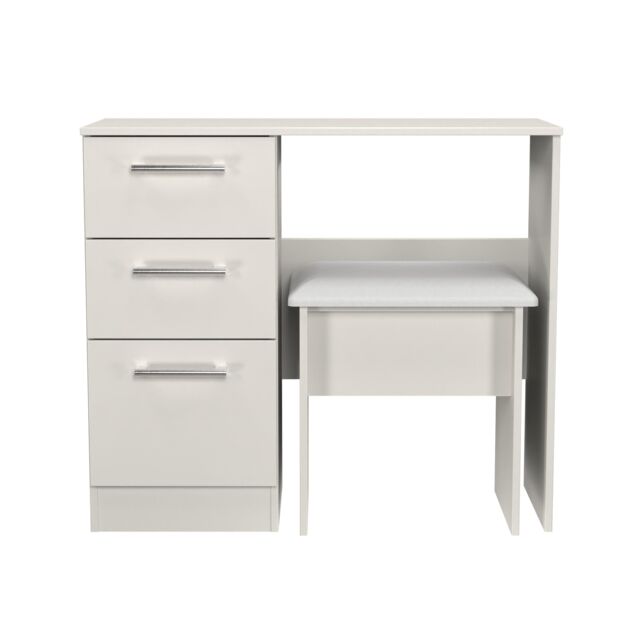 Ready Assembled 2 U Cornwall 2 Piece Bedroom Set - Vanity & Stool (Ready Assembled) in Light Grey - image 1