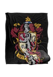 Warner Brothers Harry Potter Gryffindor Crest Blanket 152 x 127 cm in White - thumbnail 2
