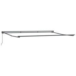 Berkfield Home Retractable Awning Manual Orange & White 500x300 cm - thumbnail 6
