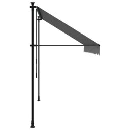 Berkfield Home Retractable Awning Anthracite 300x150 cm Fabric & Steel - thumbnail 4