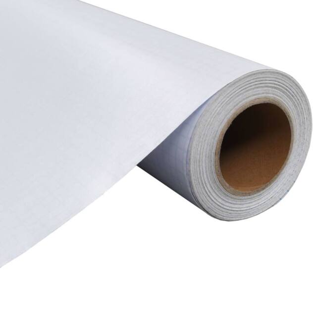 Berkfield Home Pure Frosted Privacy Window Film Milk Glass Adhesive 0.9x20 m in White - image 1