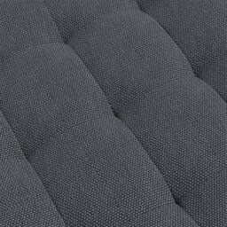 KORVIXA Square Fabric Sofa Footstool Foot Rest Ottoman in Grey - Size: 0.6m2 - thumbnail 2