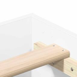 Berkfield Home Bed Frame No Mattress White 90x200 cm Engineered Wood - thumbnail 8