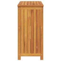 Berkfield Home Garden Console Table 80x35x75 cm Solid Wood Acacia in Brown - Size: 80 x 35 x 75 cm - thumbnail 7