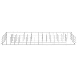 Berkfield Home Gabion Raised Bed Galvanised Steel 90x30x10 cm in Silver - Size: 90 x 30 x 10 cm - thumbnail 3