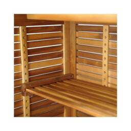 Berkfield Home 3 Piece Garden Bar Set Solid Wood Acacia in Brown - thumbnail 7