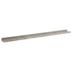 Berkfield Home Wall Shelves 2 pcs Concrete Grey 100x9x3 cm - Size: 100 x 9 x 3 cm - thumbnail 4