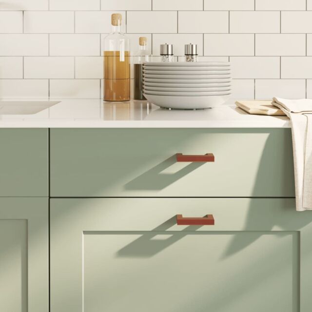 Berkfield Home Cabinet Handles 10 pcs Bronze 64 mm Stainless Steel in Brown - image 1